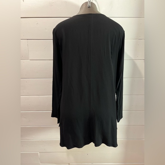 🖤 MAX VOLMARY – Black Flowing Blouse – Size 42 - Picture 12 of 14